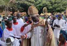 Bishop Akanbi Commissions Cathedral Greater Chapter