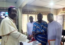 Excellence Award: Bishop Ezeokafor Receives Michael Ndibe